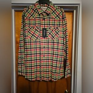 Mens Marquis button down long sleeve shirt.